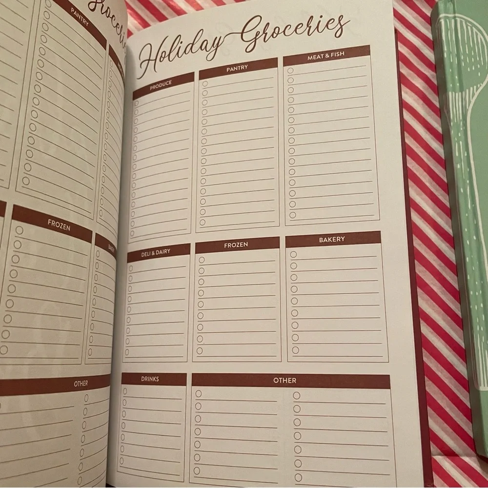 🆕 Holiday budget planner and holiday menu / meal planner set